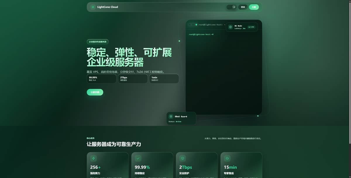 LightCone怎么样？2026最新评测：香港、美国、日本、马来西亚VPS推荐，三网优化、CN2、CMI、高防、住宅ISP云服务器