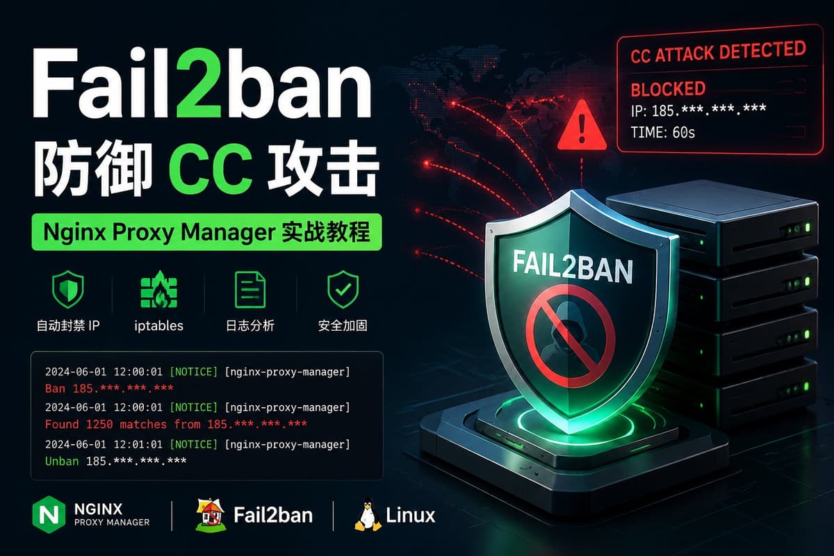 CC（Challenge Collapsar）攻击本质上就是大量“看起来正常”的 HTTP 请求，短时间内把服务器带宽…