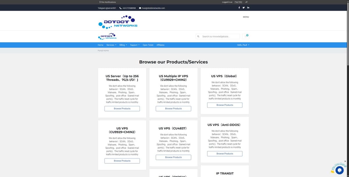 Dotdotnetworks 是一家国人团队运营的美国洛杉矶 VPS 服务商，提供 CN2 GIA、CU9929+CM…