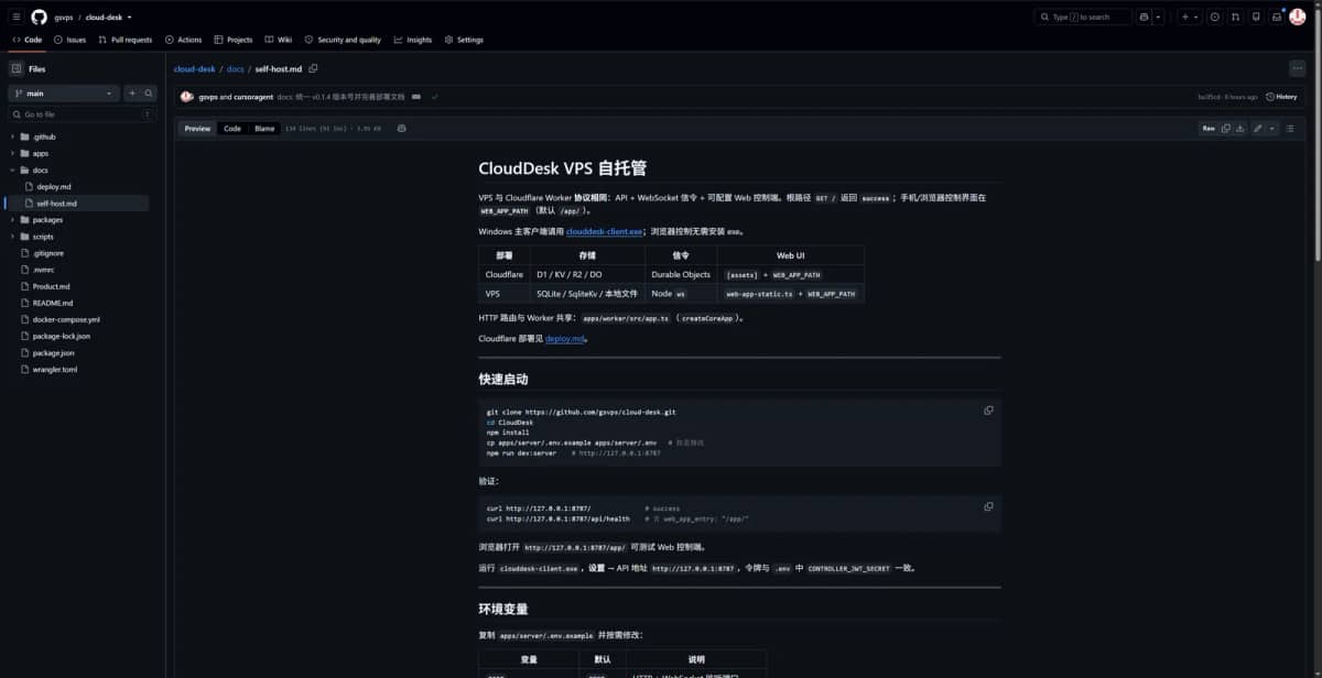 GsDesk VPS 自托管教程:Docker 部署开源远程桌面,支持 WebRTC P2P、浏览器远程控制
