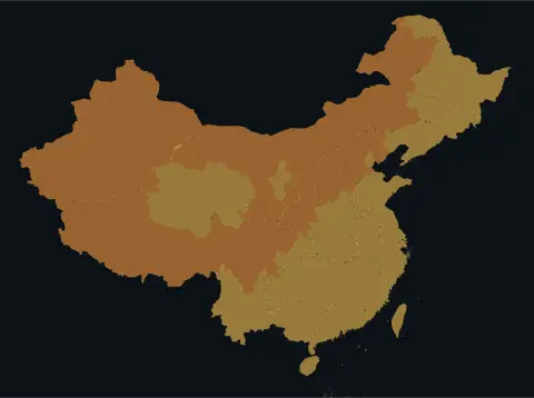 中国大陆三网（电信/联通/移动）延迟热力图预览