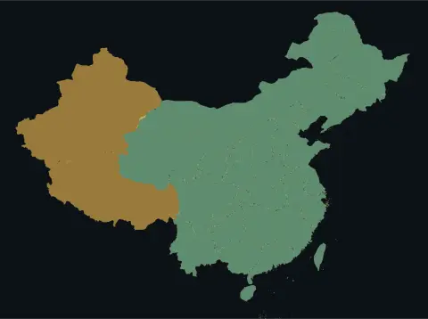 中国大陆三网（电信/联通/移动）延迟热力图预览