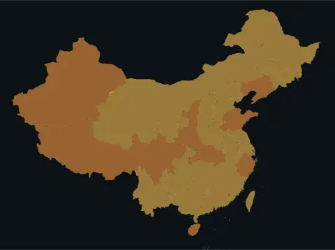 中国大陆三网（电信/联通/移动）延迟热力图预览