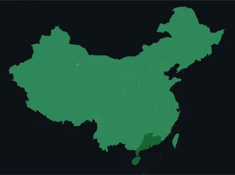 中国大陆三网（电信/联通/移动）延迟热力图预览