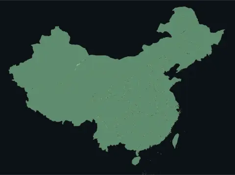 中国大陆三网（电信/联通/移动）延迟热力图预览